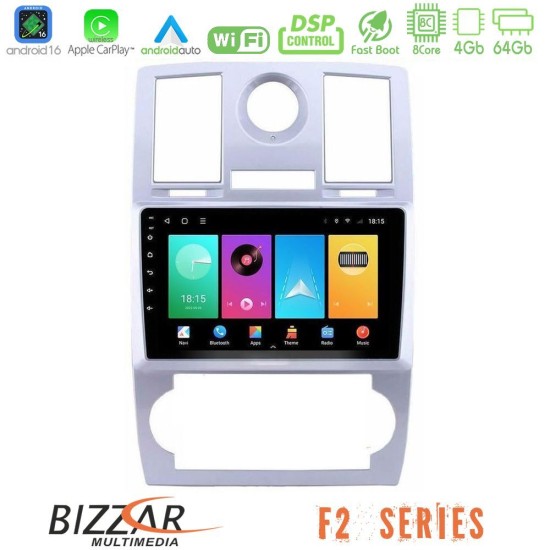 Bizzar F2 Series 8Core Android16 4+64GB  Chrysler 300C Navigation Multimedia Tablet 9"