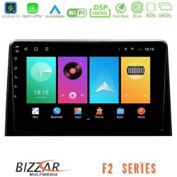 Bizzar F2 Series 8Core Android16 4+64GB  Peugeot Partner / Citroën Berlingo 2020-> Navigation Multimedia Tablet 10"