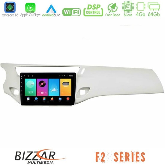 Bizzar F2 Series 8Core Android16 4+64GB Citroen C3 2009-2016 Navigation Multimedia Tablet 9" (Άσπρο) Bizzar F2 Series 8Core Android16 4+64GB Citroen C3 2009-2016 Navigation Multimedia Tablet 9" (Άσπρο)