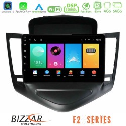 Bizzar F2 Series 8Core Android16 4+64GB     Chevrolet Cruze 2009-2012 Navigation Multimedia Tablet 9"    (Μαύρο)