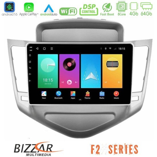 Bizzar F2 Series 8Core Android16 4+64GB Chevrolet Cruze 2009-2012 Navigation Multimedia Tablet 9" Bizzar F2 Series 8Core Android16 4+64GB Chevrolet Cruze 2009-2012 Navigation Multimedia Tablet 9"