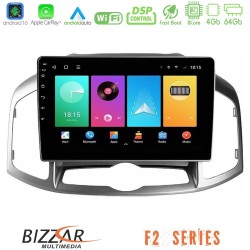 Bizzar F2 Series 8Core Android16 4+64GB  Chevrolet Captiva 2012-2016 Navigation Multimedia Tablet 9"