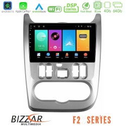 Bizzar F2 Series 8Core Android16 4+64GB  Dacia Duster/Sandero/Logan Navigation Multimedia Tablet 9"