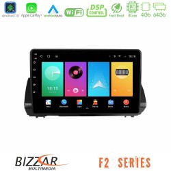 Bizzar F2 Series 8Core Android16 4+64GB Dacia Sandero/Logan/Jogger 2022-> Navigation Multimedia Tablet 9"