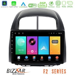 Bizzar F2 Series 8Core Android16 4+64GB  Daihatsu Sirion/Subaru Justy Navigation Multimedia Tablet 10"