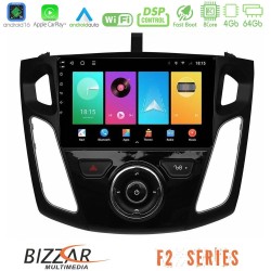 Bizzar F2 Series 8Core Android16 4+64GB  Ford Focus 2012-2018 Navigation Multimedia Tablet 9"