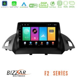 Bizzar F2 Series 8Core Android16 4+64GB  Ford C-Max/Kuga Navigation Multimedia Tablet 9"