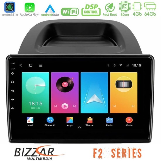 Bizzar F2 Series 8Core Android16 4+64GB  Ford Ecosport 2018-2020 Navigation Multimedia Tablet 10"