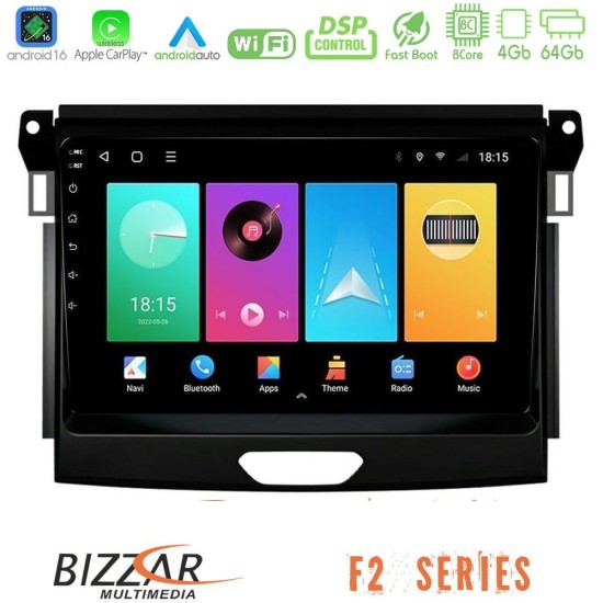 Bizzar F2 Series 8Core Android16 4+64GB Ford Ranger 2017-2022 Navigation Multimedia Tablet 9" Bizzar F2 Series 8Core Android16 4+64GB Ford Ranger 2017-2022 Navigation Multimedia Tablet 9"