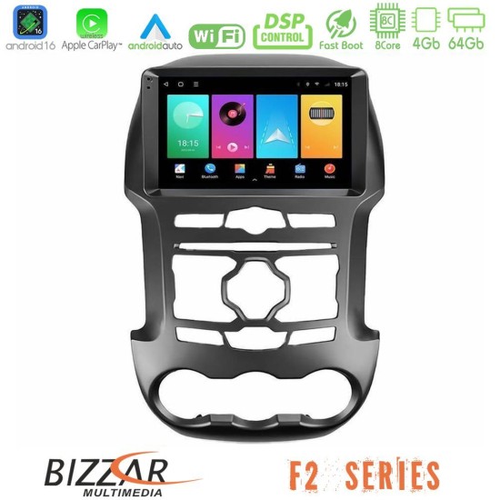 Bizzar F2 Series 8Core Android16 4+64GB Ford Ranger 2012-2016 Navigation Multimedia Tablet 9" Bizzar F2 Series 8Core Android16 4+64GB Ford Ranger 2012-2016 Navigation Multimedia Tablet 9"