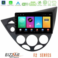 Bizzar F2 Series 8Core Android16 4+64GB  Ford Focus 1999-2004 Navigation Multimedia Tablet 9"