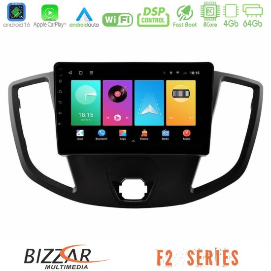 Bizzar F2 Series 8Core Android16 4+64GB Ford Transit 2014-> Navigation Multimedia Tablet 9" Bizzar F2 Series 8Core Android16 4+64GB Ford Transit 2014-> Navigation Multimedia Tablet 9"