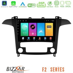 Bizzar F2 Series 8Core Android16 4+64GB Ford S-Max 2006-2012 Navigation Multimedia Tablet 9" Bizzar F2 Series 8Core Android16 4+64GB Ford S-Max 2006-2012 Navigation Multimedia Tablet 9"