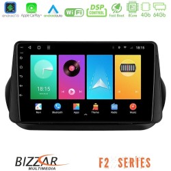 Bizzar F2 Series 8Core Android16 4+64GB  Fiat Fiorino/Citroen Nemo/Peugeot Bipper Navigation Multimedia Tablet 10"