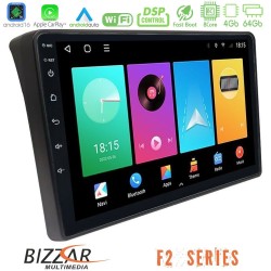 Bizzar F2 Series 8Core Android16 4+64GB  Fiat Ducato/Citroen Jumper/Peugeot Boxer Navigation Multimedia Tablet 9"