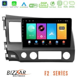 Bizzar F2 Series 8Core Android16 4+64GB Honda Civic 2006-2011 Navigation Multimedia Tablet 10" Με Carplay & Android Auto Bizzar F2 Series 8Core Android16 4+64GB Honda Civic 2006-2011 Navigation Multimedia Tablet 10" Με Carplay & Android Auto