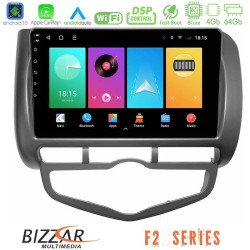 Bizzar F2 Series 8Core Android16 4+64GB Honda Jazz 2002-2008 (Auto A/C) Navigation Multimedia Tablet 9" Bizzar F2 Series 8Core Android16 4+64GB Honda Jazz 2002-2008 (Auto A/C) Navigation Multimedia Tablet 9"