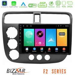 Bizzar F2 Series 8Core Android16 4+64GB Honda Civic 2001-2005 Navigation Multimedia Tablet 9" Bizzar F2 Series 8Core Android16 4+64GB Honda Civic 2001-2005 Navigation Multimedia Tablet 9"