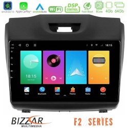 Bizzar F2 Series 8Core Android16 4+64GB  Isuzu D-MAX 2012-2019 Navigation Multimedia Tablet 9"
