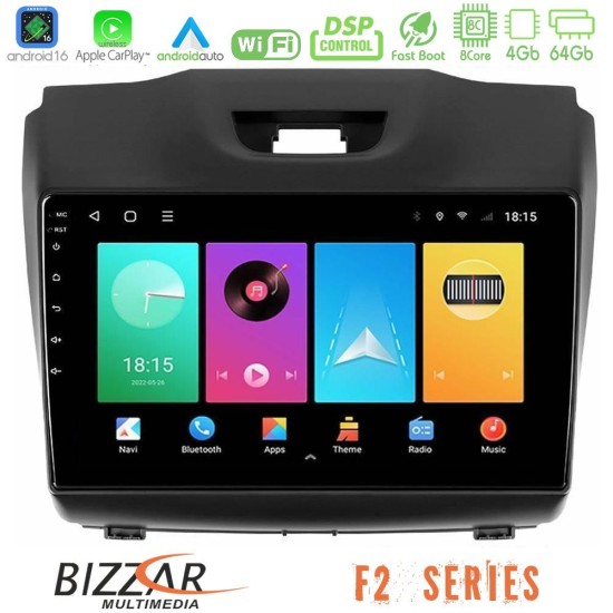 Bizzar F2 Series 8Core Android16 4+64GB Isuzu D-MAX 2012-2019 Navigation Multimedia Tablet 9" Bizzar F2 Series 8Core Android16 4+64GB Isuzu D-MAX 2012-2019 Navigation Multimedia Tablet 9"