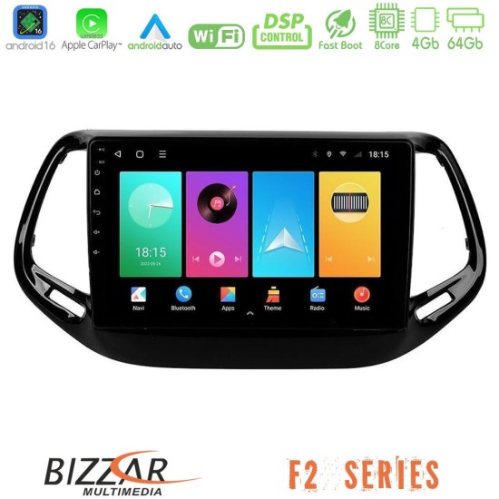 Bizzar F2 Series 8Core Android16 4+64GB Jeep Compass 2017> Navigation Multimedia Tablet 10" Bizzar F2 Series 8Core Android16 4+64GB Jeep Compass 2017> Navigation Multimedia Tablet 10"