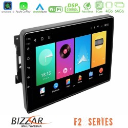 Bizzar F2 Series 8Core Android16 4+64GB  Chrysler / Dodge / Jeep Navigation Multimedia Tablet 10"