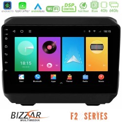 Bizzar F2 Series 8Core Android16 4+64GB  Jeep Wrangler 2018-> Navigation Multimedia Tablet 9"