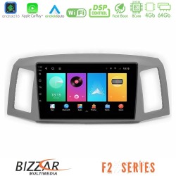 Bizzar F2 Series 8Core Android16 4+64GB  Jeep Grand Cherokee 2005-2007 Navigation Multimedia Tablet 10"
