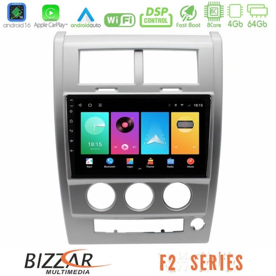 Bizzar F2 Series 8Core Android16 4+64GB  Jeep Cherokee (KK) 2008-2012 Navigation Multimedia Tablet 10"