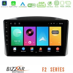 Bizzar F2 Series 8Core Android16 4+64GB  Jeep Grand Cherokee 2005-2007 Navigation Multimedia Tablet 10"