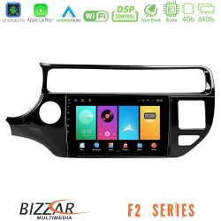 Bizzar F2 Series 8Core Android16 4+64GB  Kia Rio 2015-2017 Navigation Multimedia Tablet 9"