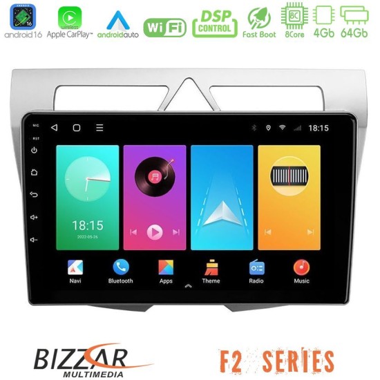 Bizzar F2 Series 8Core Android16 4+64GB  Kia Picanto Navigation Multimedia Tablet 9"