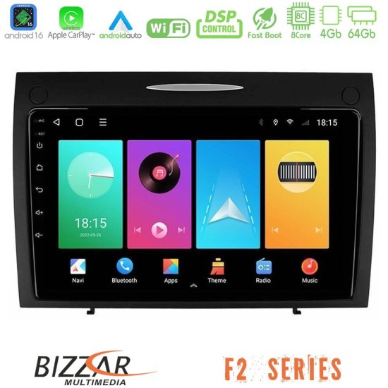 Bizzar F2 Series 8Core Android16 4+64GB  Mercedes SLK Class Navigation Multimedia Tablet 9"