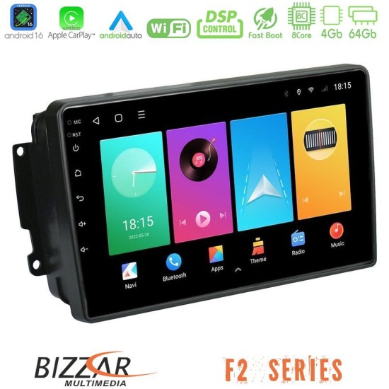 Bizzar F2 Series 8Core Android16 4+64GB  Mercedes C/CLK/G Class (W203/W209) Navigation Multimedia Tablet 9"