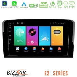 Bizzar F2 Series 8Core Android16 4+64GB  Mercedes ML/GL Class Navigation Multimedia Tablet 9"
