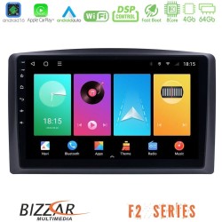 Bizzar F2 Series 8Core Android16 4+64GB  Mercedes Vito 2015-2021 Navigation Multimedia Tablet 10"