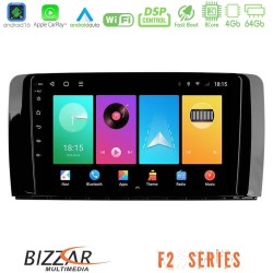 Bizzar F2 Series 8Core Android16 4+64GB  Mercedes R Class Navigation Multimedia Tablet 9"