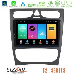 Bizzar F2 Series 8Core Android16 4+64GB  Mercedes C Class (W203) Navigation Multimedia Tablet 9"