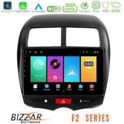 Bizzar F2 Series 8Core Android16 4+64GB  Mitsubishi ASX Navigation Multimedia Tablet 10"
