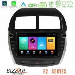 Bizzar F2 Series 8Core Android16 4+64GB  Mitsubishi ASX 2013-2018 Navigation Multimedia Tablet 9"