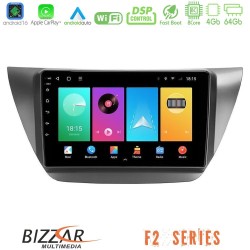 Bizzar F2 Series 8Core Android16 4+64GB  Mitsubishi Lancer 2004 – 2008 Navigation Multimedia Tablet 9"