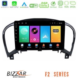 Bizzar F2 Series 8Core Android16 4+64GB  Nissan Juke Navigation Multimedia Tablet 9"