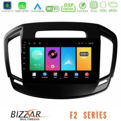 Bizzar F2 Series 8Core Android16 4+64GB  Opel Insignia 2014-2017 Navigation Multimedia Tablet 9"