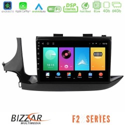 Bizzar F2 Series 8Core Android16 4+64GB  Opel Mokka 2016-2020 Navigation Multimedia Tablet 9"