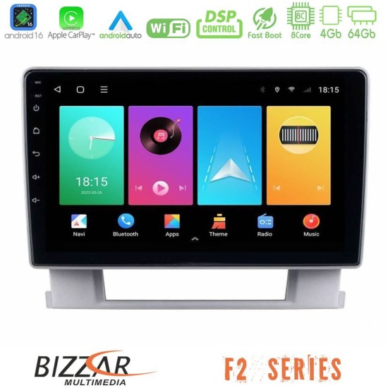 Bizzar F2 Series 8Core Android16 4+64GB  Opel Astra J 2010-2014 Navigation Multimedia Tablet 9"