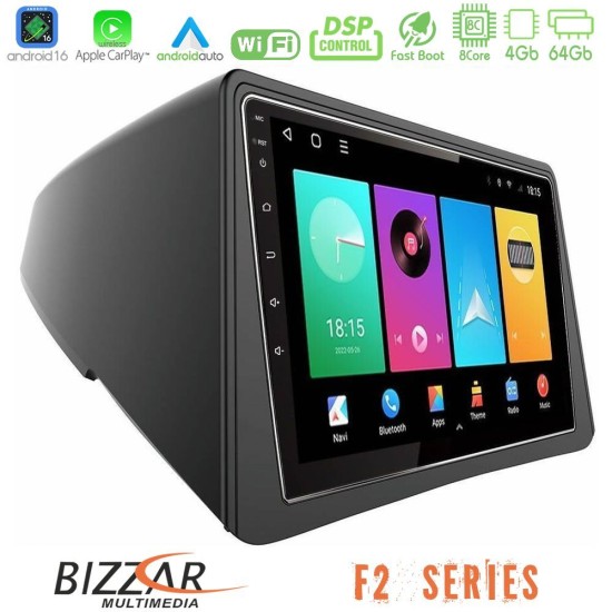 Bizzar F2 Series 8Core Android16 4+64GB  Opel Mokka Navigation Multimedia Tablet 9"