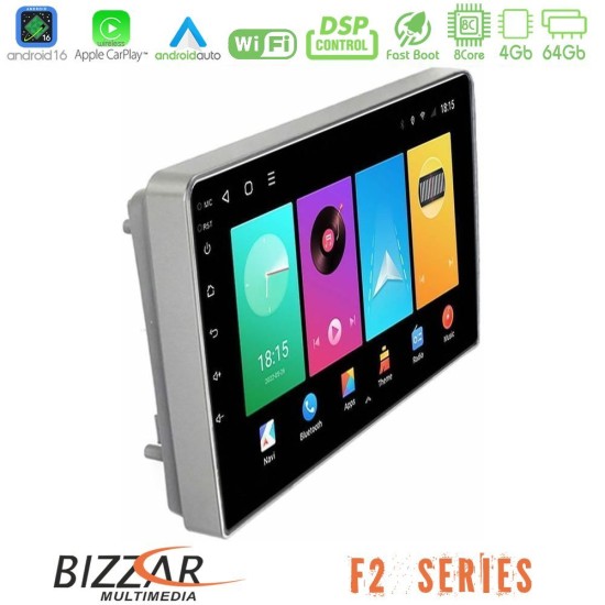 Bizzar F2 Series 8Core Android16 4+64GB  Opel Astra/Corsa/Antara/Zafira Navigation Multimedia Tablet 9"