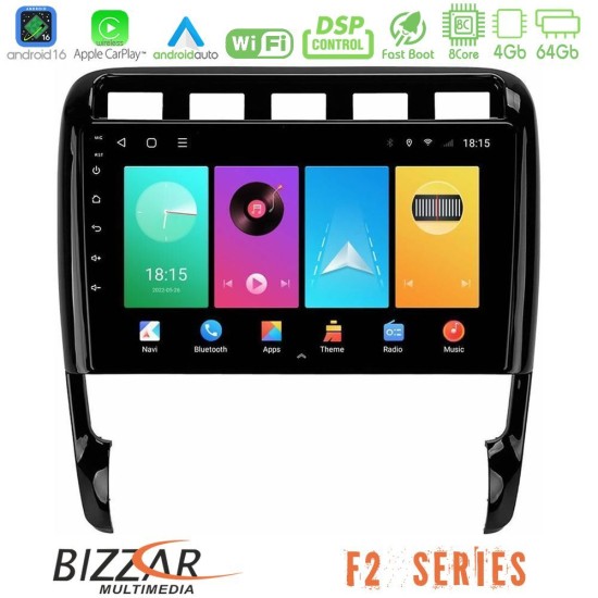 Bizzar F2 Series 8Core Android16 4+64GB Porsche Cayenne 2003-2010 Navigation Multimedia Tablet 9" Bizzar F2 Series 8Core Android16 4+64GB Porsche Cayenne 2003-2010 Navigation Multimedia Tablet 9"