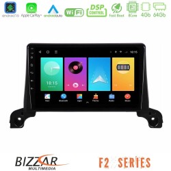 Bizzar F2 Series 8Core Android16 4+64GB  Peugeot 3008/5008 2017-2023 Navigation Multimedia Tablet 9"