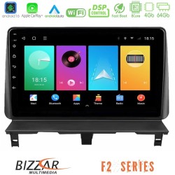 Bizzar F2 Series 8Core Android16 4+64GB  Peugeot Partner / Citroën Berlingo 2002-2008 Navigation Multimedia Tablet 9"